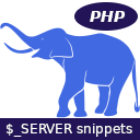 PHP $_SERVER vars snippets